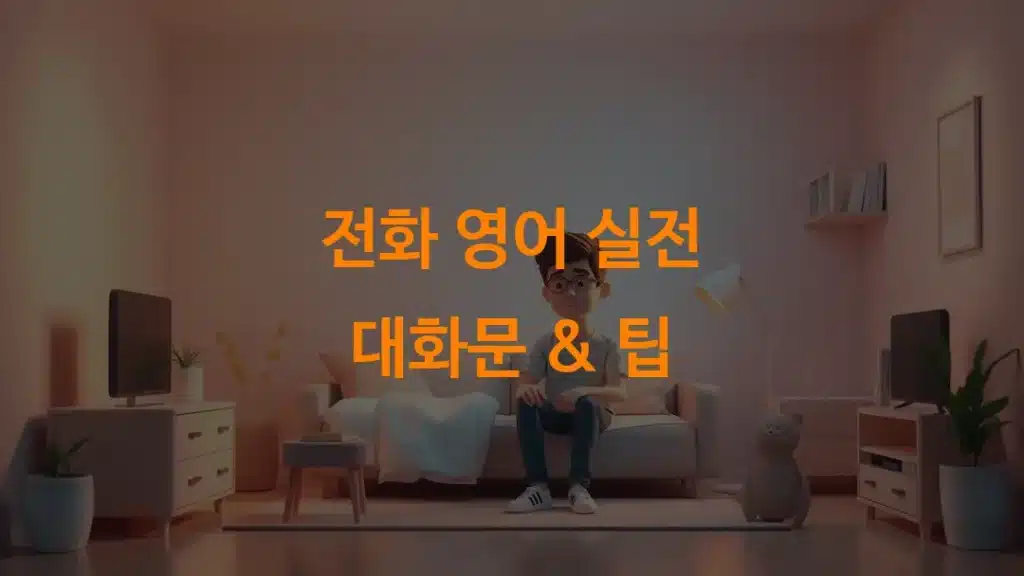 전화 영어 실전 대화문 & 팁